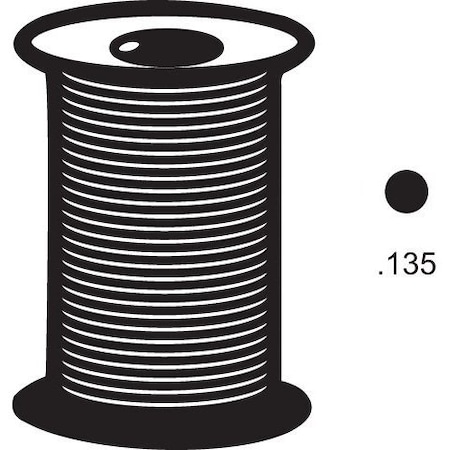 Strybuc 135 Solid Spline Foam Black, 3000ft Roll 66-54